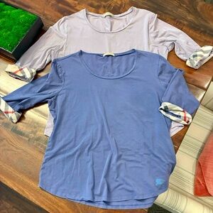 Burberry Brit Two-Tone purple and violet Top